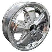 Maxilite 4.5 x 15" Wheel for Porsche 356C, 911, 912, and 914 (1964-76). PMB is proud to announce the addition of Switzerland's finest aftermarket Fuchs style wheels! Available in three classic finishes. Specifications: Size: 4.5x15 Bolt circle: 5x130 mm Offset: 42 mm Center hole: 71.6 mm