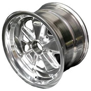 Maxilite's 9 x 15 wheels for Porsche 911SC and 930 combine iconic Fuchs design with Swiss craftsmanship. These TÜV-certified rims, known for their five-spoke pattern and lightweight forged aluminum, come with a 3-year warranty. Available in four classic finishes.
