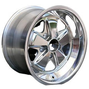 Maxilite introduces 9 x 16 Fuchs-style wheels for Porsche 911, blending Swiss craftsmanship with classic design. TÜV-certified and backed by a 3-year warranty, these wheels feature a five-spoke pattern and come in four finishes: Polished Paddle, RSR Frosted Paddle, Painted Paddle, and Fully Polished.