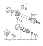 Restore proper CV axle function in your Porsche 911, 912, 928, or 930 with our M10 CV Bolt Clamp Plate. This guaranteed fitment part is made to factory dimensions for reliable performance and longevity. High-quality materials ensure maximum strength. 24-Month Unlimited Mileage Warranty. Replaces: 911 332 191 00.