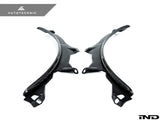 AutoTecknic Carbon Fiber Rear Wheel Arch Extension Set - G30 5-Series