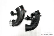 Eventuri Gloss Carbon Turbo Inlets for BMW G90 / G99 M5, product view 2