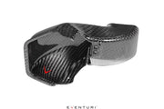 Eventuri Gloss Carbon Intake Scoops for BMW G87 M2, product view 2