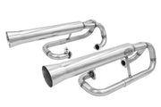 Alternate view of the EMPI stainless dual racing exhaust