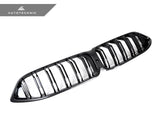AutoTecknic Dry Carbon Dual-Slats Front Grille - G14/ G15/ G16 8-Series