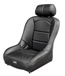 Wide Low Back Seat Black Vinyl / Black Vinyl