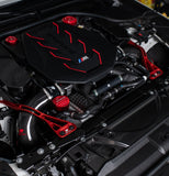 RENNELEMENT G90/G99 M5 3.5” Dry Carbon Fiber Front Mount Intake System