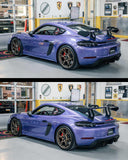 Fabspeed Porsche 718 GT4 RS CUP Car Style Wing Risers (2022+) (Image: 11)