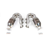 Fabspeed Porsche 718 GT4 / GTS / Spyder RENNKRAFT® Modular Street and Racing Headers with HJS Catalytic Converters (2020+) (Image: 1)