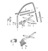 Replace your worn door window belt weatherstrip with our high-quality option for Porsche 924, 944, and 968. This guaranteed fitment part seals out water and dust, restoring original appearance and minimizing wind noise. Heat and UV-resistant, with a 24 Month Unlimited Mileage Warranty.