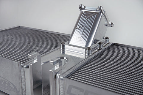 CSF 8188 Triple-Pass Charge Cooler, fits 14-20 991 Turbo, 2-row core, drops temps 20°F, drop-in, USA-made. Shop now at PMB Performance.
