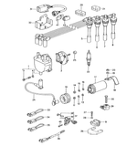 Knock Sensor for Porsche 944 and 968 (1986-95) - Ensure optimal power and efficiency with guaranteed fitment and a 24-Month Warranty. Replace failed sensors to restore proper ignition timing. Features a direct-fit OE design for easy installation and plug-and-play wiring. Made with high-quality polymer and corrosion-resistant metal to withstand engine heat. Alloy conductors provide accurate operation. Replaces: 1367644, 94460614500, 944 606 145 00.