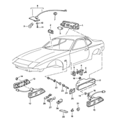 Replace worn door contact switch gaskets for accurate light operation. Fits 914, 924, 944, and 968 models. 2 required per car. Shop now at PMB Performance.