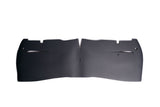 Porsche 914 firewall heat and sound reduction mat with factory-style mounting plugs. A practical replacement for worn or missing engine firewall insulation.