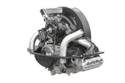 Top view of the EMPI 1600cc magnesium-case turn-key engine