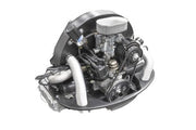 Side view of the EMPI 1776cc magnesium-case turn-key engine
