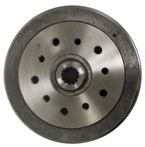 Double Drilled Rear Brake Drum for 5x130 Bolt Pattern w/14mm Threads and 5x4.75 w/12mm Threads
