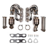 Fabspeed Porsche 987.2 Boxster / Cayman RENNKRAFT® Modular Headers with HJS Catalytic Converters (2009-2012) (Image: 2)