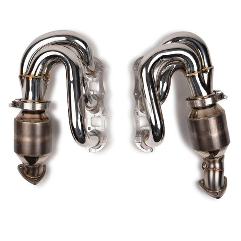 Fabspeed Porsche 987.2 Boxster / Cayman RENNKRAFT® Modular Headers with HJS Catalytic Converters (2009-2012) (Image: 1)