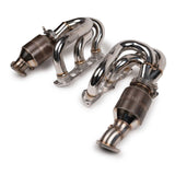 Fabspeed Porsche 987.2 Boxster / Cayman RENNKRAFT® Modular Headers with HJS Catalytic Converters (2009-2012) (Image: 3)