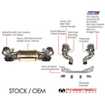 Fabspeed Porsche 992 Carrera Sport Catalytic Converters with GT2RS Style Outlets (2021+) (Image: 2)