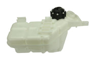 Front View Expansion tank with valve for Porsche 911, factory-tested for reliability and heat resistance. Guaranteed fitment and a 24-month unlimited mileage warranty.