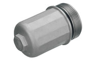 Oil Filter Cover for Porsche 911, Boxster, Cayman, and Cayenne. Upgrades to aluminum, OE fit, heat & oil-resistant, with a 24-month warranty.