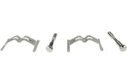Side View Front brake pad installation kit for Porsche 911, including all necessary components for a perfect fit and long-lasting performance. 24-month warranty included.