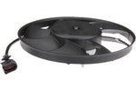 Front URO Parts right auxiliary fan assembly for Porsche 911, Boxster, and Cayman. OE-fit, durable, and ensures efficient cooling and quiet operation.