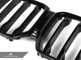 AutoTecknic Painted Glazing Black Front Grille - G06 X6 LCI