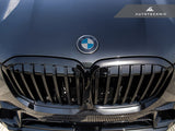 AutoTecknic Painted Glazing Black Front Grille - G07 X7 LCI