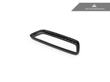 AutoTecknic Dry Carbon Front Seat Illuminated Emblem Surround Set - BMW M