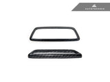 AutoTecknic Dry Carbon Front Seat Illuminated Emblem Surround Set - BMW M