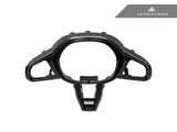 AutoTecknic LCI Carbon Steering Wheel Trim - G22/ G26 4-Series 2025-Up