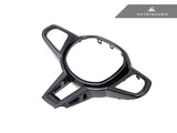 AutoTecknic LCI Carbon Steering Wheel Trim - G22/ G26 4-Series 2025-Up
