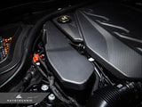 AutoTecknic Pre-Preg Carbon Engine Cover Extension Set - G90/ G99 M5
