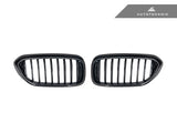AutoTecknic Carbon Fiber Front Grille Set - G30 5-Series Pre-LCI
