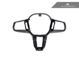 AutoTecknic Carbon Fiber Steering Wheel Trim - G60/ G61 5-Series