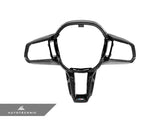 AutoTecknic Carbon Fiber Steering Wheel Trim - G60/ G61 5-Series