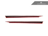 AutoTecknic Dry Carbon Fiber V2 Side Skirt Extension Set - G90/ G99 M5