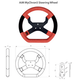 AiM Sports MyChron 5 Kart Steering Wheel product image 3