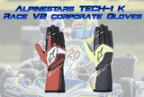 Competition Motorsport Alpinestars Tech-1 K Race V2 Corporate Karting Gloves