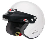 Icon B2 Open-Face Auto Racing Helmet for Snell SA2020