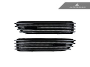 AutoTecknic Replacement Glazing Black Fender Gills - E46 M3