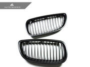 AutoTecknic Stealth Black Front Grille Set - E92/ E93 3-Series Pre-LCI (including E9X M3)