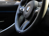 AutoTecknic Carbon Fiber M-Sport Steering Wheel Trim - F15 X5 | F16 X6