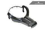 AutoTecknic Carbon Fiber Steering Wheel Trim Cover - F-Chassis M Vehicles