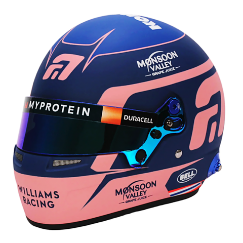 MINI HELMET 1/2 - CASQUE Alexander Albon
