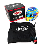 Bell HP77 Fernando Alonso 1:2 Scale F1 Mini Helmet for Aston Martin 2025 F1 Season