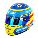 Bell HP77 Fernando Alonso 1:2 Scale F1 Mini Helmet for Aston Martin 2025 F1 Season